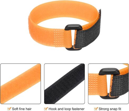 MECCANIXITY 8Pcs Reusable Battery Tie Down Straps,0.8x10" Yellow Nylon Multipurpose Battery Hold Down Adjustable Cinch Strap Hook Loop Fastening Tie for Quadcopters FPV RC Drone Boat Car in Saudi Arabia