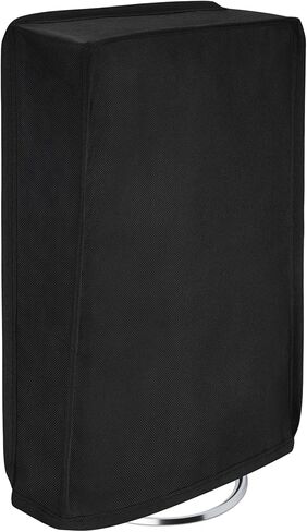 PlayVital Vertical Dust Cover for ps5 Pro Console Disc & Digital Edition, Nylon Dust Protector Sleeve for ps5 Pro Accessories, Anti Scratch, Waterproof, Black in Kuwait