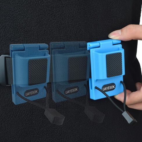 UAYESOK Quick-Release Radio Belt Holster, Tactical Adjustable Walkie Talkie Belt Clip Holder for BaoFeng Kenwood Motorola YAESU Midland HT Scanner Two Way Radio in Saudi Arabia