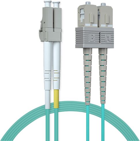 OS2 SC إلى LC CABLE CABLE CABLE الوضع المفرد - 7M (23 قدمًا) - طقوس كابل كابل بصري 10 جيجا بايت/جيجابت - LSZH 9/125μM ، SMF ، الأصفر in Kuwait