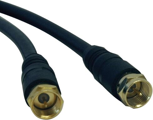 Tripp Lite RG59 Coax Cable with F-Type Connectors, 12-ft. (A200-012) in Saudi Arabia
