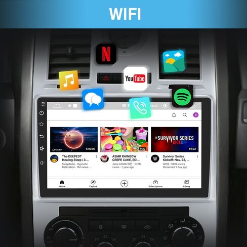 Car Radio Stereo Andriod 13 for Chrysler 300C 2004-2011 with GPS Navigation Apple CarPlay Andriod Auto in Saudi Arabia