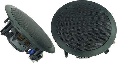 Rockville 2 CC65T White 6.5" Commercial 70v Ceiling Speakers for Restaurant in Kuwait