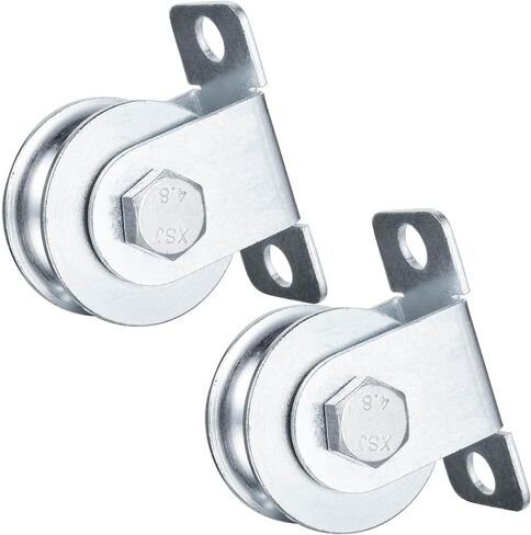 48mm Cable Pulley Wheel Wall Mount, with Ball Bearings for Wire Rope, for Pulley System, Gym Equipment Workout, Sliding Gate, 1Pack in Kuwait
