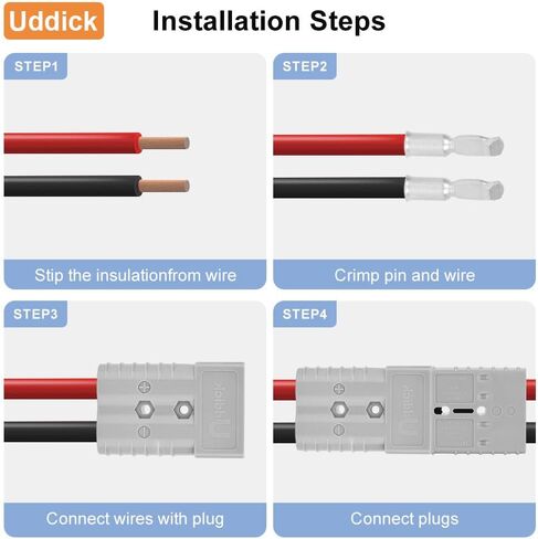 2 Picecs 350 Amps Battery Quick Connector Rubber Boot Cap Keep Your Connector Clean and Prevent Water Ingress in Kuwait