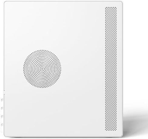 حالة كمبيوتر V100 Micro ATX/ITX ، حالة كمبيوتر متعددة الوظائف ، حالة عمل مع لوحة جانبية SPCC ، دعم بطاقة CPU 280 مم VGA (أسود) (أسود) in Kuwait