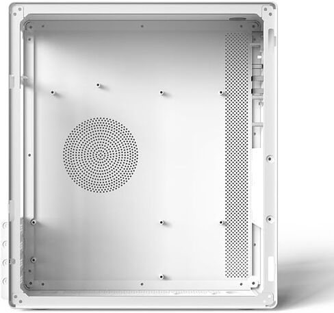حالة كمبيوتر V100 Micro ATX/ITX ، حالة كمبيوتر متعددة الوظائف ، حالة عمل مع لوحة جانبية SPCC ، دعم بطاقة CPU 280 مم VGA (أسود) (أسود) in Kuwait