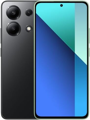 Xiaomi Redmi Note 13 4G LTE (256 جيجابايت + 8 جيجابايت) 6.67 بوصة 108 ميجابكسل (لهاتف Tmobile Mint Tello Global) الإصدار العالمي (أسود منتصف الليل) in Saudi Arabia