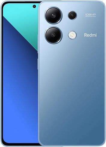 Xiaomi Redmi Note 13 4G LTE (256 جيجابايت + 8 جيجابايت) 6.67 بوصة 108 ميجابكسل (لهاتف Tmobile Mint Tello Global) الإصدار العالمي (أسود منتصف الليل) in Saudi Arabia