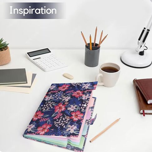 Forest Series Expanding File Folder Stylish Funky Cute Retro Document Organizer with Natural Scenes for Students,Teachers & Freelancers - Green Jungle in Kuwait