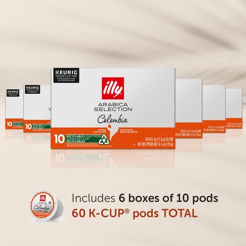 illy Coffee, Dark Roast, K-Cup for Keurig, 100% Arabica Bean Signature Italian Blend, Premium Gourmet Roast Single Serve Drip Coffee in Saudi Arabia