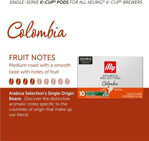 illy Coffee, Dark Roast, K-Cup for Keurig, 100% Arabica Bean Signature Italian Blend, Premium Gourmet Roast Single Serve Drip Coffee in Saudi Arabia