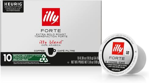 illy Coffee, Dark Roast, K-Cup for Keurig, 100% Arabica Bean Signature Italian Blend, Premium Gourmet Roast Single Serve Drip Coffee in Saudi Arabia