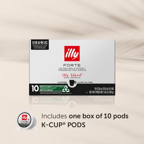 illy Coffee, Dark Roast, K-Cup for Keurig, 100% Arabica Bean Signature Italian Blend, Premium Gourmet Roast Single Serve Drip Coffee in Saudi Arabia
