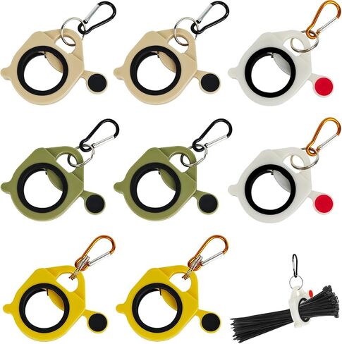 Zip Tie Holder Cable Tie Holder Organizer, Safe Efficient Storage Organization for Cable Tie - Tradie Bits Zip Ties Holder Reusable Simple Reduce Waste (Colorful 8 Pack) in Saudi Arabia
