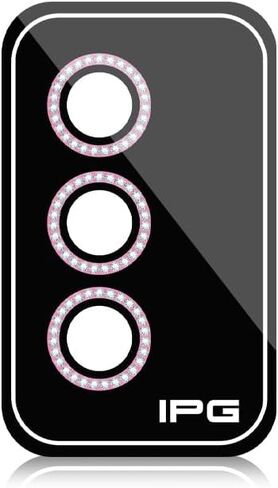 IPG ProLENS Diamond FRAME Camera Lens Protector for Samsung Galaxy S24, Alumina Silicate Tempered Class, HD Clarity, Scratch-Resistant, Individual Camera Lens Cover for GlxS24DIApink in Saudi Arabia