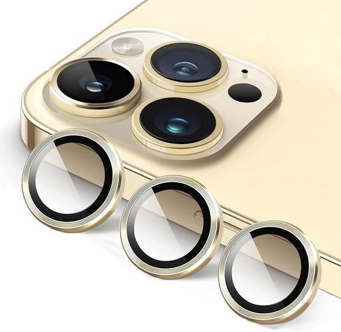 2 حزمة حزمة العدسة الكاميرا ل iPhone 14 Pro/iPhone 14 Pro Max/iPhone 15 Pro/iPhone 15 Pro Max ، 9H ملحقات غطاء الكاميرا المعدنية المقاومة للزجاج المقاوم للزجاج الأسود ، الأسود in Kuwait