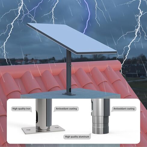 Mount Starlink ، حائط Starlink القابل للضبط ، محول أنابيب Starlink لـ Starlink Gen 3 (V3)/Starlink Mini ، Starlink Roof Mount in Kuwait