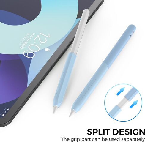 LJFLYXRI Case for Apple Pencil 2nd Generation Dual Color Anti-Roll Design, Comfortable Grip, and Enhanced Protection Transform Your Pencil with The Classic Pencil Case Perfect Grip (Pink) in Saudi Arabia