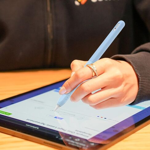 LJFLYXRI Case for Apple Pencil 2nd Generation Dual Color Anti-Roll Design, Comfortable Grip, and Enhanced Protection Transform Your Pencil with The Classic Pencil Case Perfect Grip (Pink) in Saudi Arabia