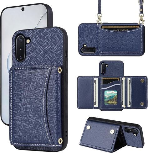 علبة الهاتف لـ Samsung Galaxy Note 10g 5g محفظة مع حزام كتف Crossbod in Kuwait