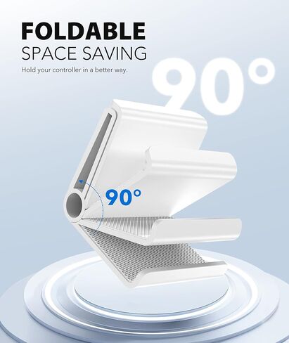 6 Pack Foldable Controller Wall Mount Holder for Xbox PS5 PS4 PS3 Switch Pro Strong Adhesive/Screw Upgraded Controller Stand Hanger with Anti-slip Pad Universal Gaming Remote, Headphone Accessories in Kuwait