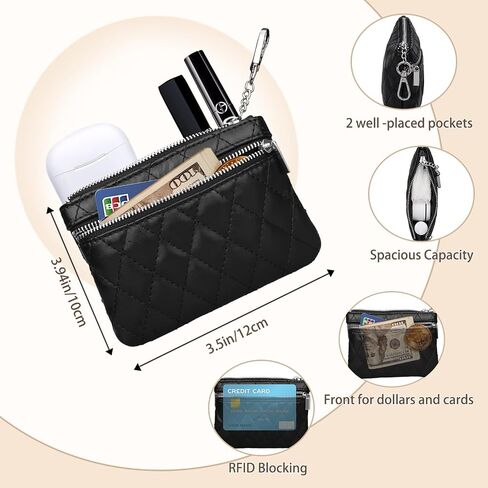 Keallce Clip and Go Strap for Phone with Wallet Crossbody, Adjustable Phone Strap with Anti-Theft Zippered Pouch, Cellphone Lanyard Wristlet Accessories for Women Men Beige in Saudi Arabia
