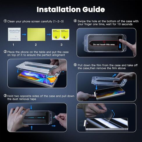 Uyiton Unbreak-Glass for Samsung Galaxy S22+ Plus Protector ، [دعم بصمات الأصابع بالموجات فوق الصوتية] in Kuwait