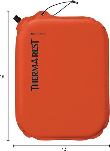 Therm-a-Rest Lite Seat Ultralight Inflatable Seat Cushion, Mango in Saudi Arabia