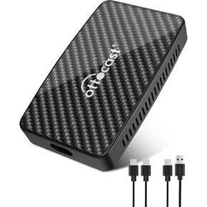 OTTOCAST Play2Video Pro – Wireless CarPlay & Android Auto Adapter with YouTube, Netflix, Spotify, IPTV | 5GHz WiFi, Auto Connect, No Delay | Compatible with OEM Wired CarPlay