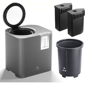 Airthereal Bundle | Revive R800 5L Smart WiFi Electric Kitchen Composter with 2-Spare Filters and 1-Spare Filter - Odorless, Self-Cleaning, 3 Modes for Efficient Composting, Reduces Food Waste by 90%