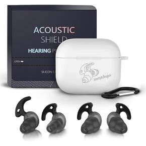 High Fidelity Ear Plugs for Concerts 2 Pairs