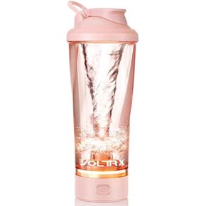 VOLTRX Premium Electric Protein Shaker Bottle, Made with Tritan - BPA Free - 24 oz Vortex Portable Mixer Cup/USB C Rechargeable Shaker Cups for Protein Shakes