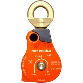 Rock Exotica Omni-Block 2.6" Single Pulley P55 80kN MBS