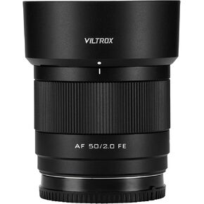 عدسة Filtrox 50mm F2 Full Frame Lens for Sony ، AF 50mm F/2.0 Fe Standard Prime Lens for Sony E Mount ، Fe Ultra-Compact E Mount For A7RV ZVE1 A7CR A7CII A7ⅳA7Rⅳ A6500 A6600