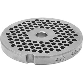 #22 Stainless Steel Replacement Plate Disc Blade for Meat Grinder (3/16")