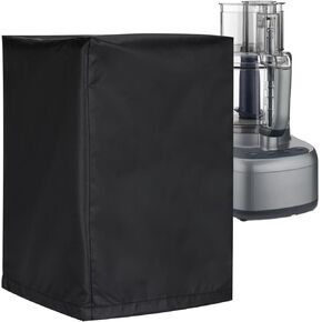 Food Processor Cover, Universal Waterproof Shield for Countertop Appliances in Home, Garage, and Office, Black