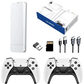 Mystique Maison Wireless Retro Gaming Console In 58000+Games,Game Stick,Retro Games Console for Tv,2.4G Wireless Retro Video Game Console,Game Stick 4K Classic Video Game Console,128GB