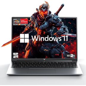 2025 Laptop, Laptop with AMD Ryzen 7 6800H (8C/16T, Up to 4.7GHz), 16GB DDR5 512GB NVMe SSD Laptop Computer, 16-inch FHD Display, WiFi 6, Backlit KB