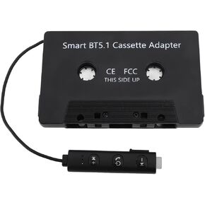 DC5V Bluetooth Cassette Adapter BT5.1 Universal Wireless Cassette Tape to Aux Adapter for Cars Trucks with Cassette Player