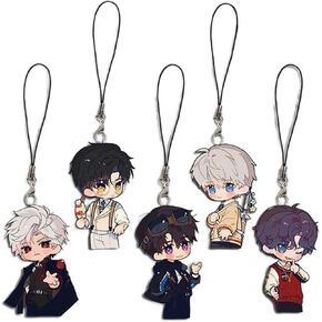 5pcs الحب والمساحة العميقة لطيف Humanoid Acrylic Charm