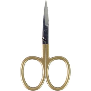 Fly Tying Scissor All Purpose 4inch Straight Scissor (Gold)