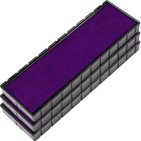 COLOP E40 Non-Toxic, Water Based Premium Replacement Pad for Printer 40 - Pack of 3 - Black