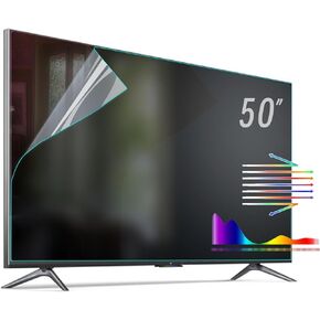50 Inch Anti-Glare TV Film,Blue Light Anti Scratch Film,50 Inch TV Anti Glare Screen Protector Matte Film