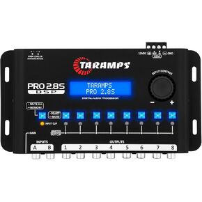 Taramps Pro 2.8S Black - 8-Way Audio Processor Equalizer