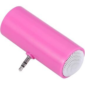 HOMSFOU Portable Stereo Speaker Audio Jack Phone Tablet Laptop No Battery