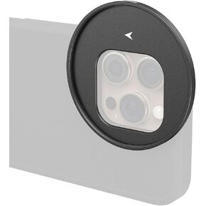 SmallRig FilMov 67mm Threaded Filter Adapter for SmallRig Phone Case (for iPhone 16 Series 4987/4988),Compatible with 67mm Filters and LED Video Lights (4873)-5173