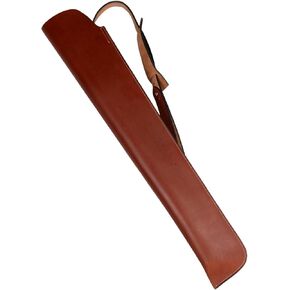 Hulara Real Leather Rifle Scabbard for Lever Action Rifle Case Shotgun Scabbard Carved Saddle Scabbard For Henry Big Boy Rifle With Padded Interior Protection