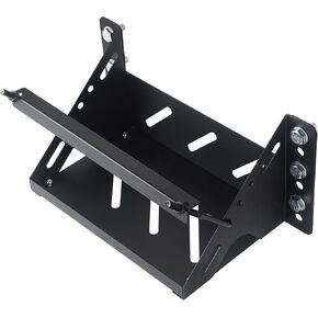 Heavy duty metal Battery mount for 10.63" × 7.06" × 7.5" batteries, rust and corrosion resistant design with adjustable Battery holder for car/marine/outdoor equipment