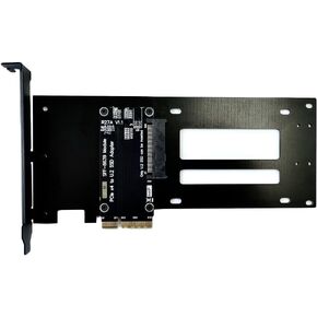 JMT ADT-R27 PCIe 5.0 x4 to U.2/U.3/E1.S/E3.S Hard Disk Adapter 128G/bps with Bracket Compatible with EDSFF Hard Disk Drive (R27C for E1.S/E3.S)